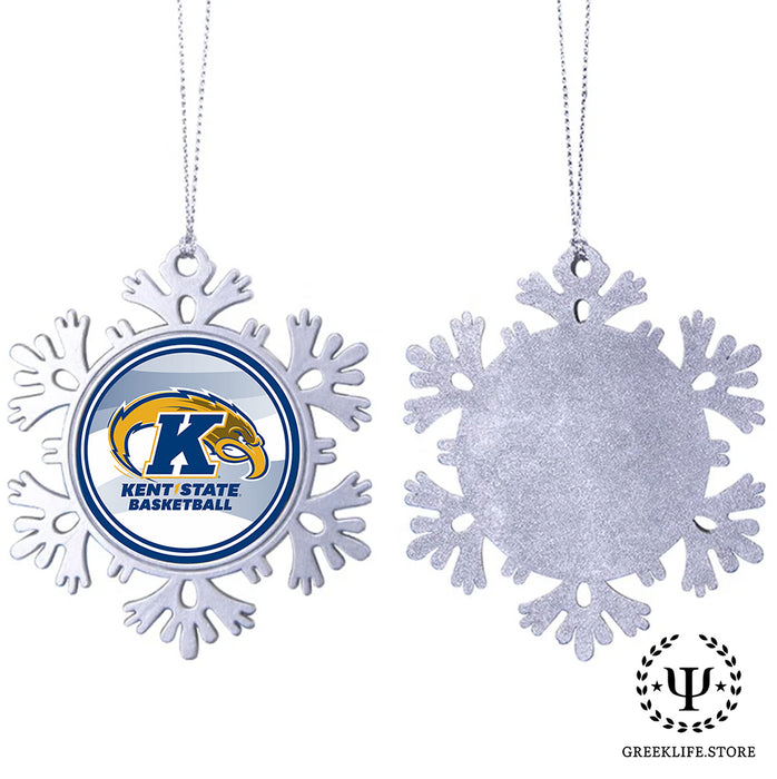 Kent State University Christmas Ornament - Snowflake Metal