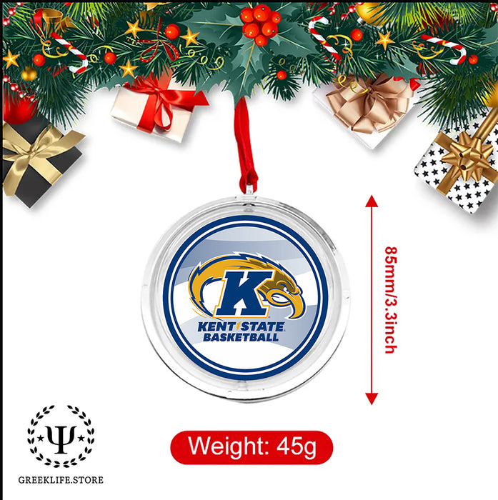 Kent State University Christmas Reversible Flat Round Ornament