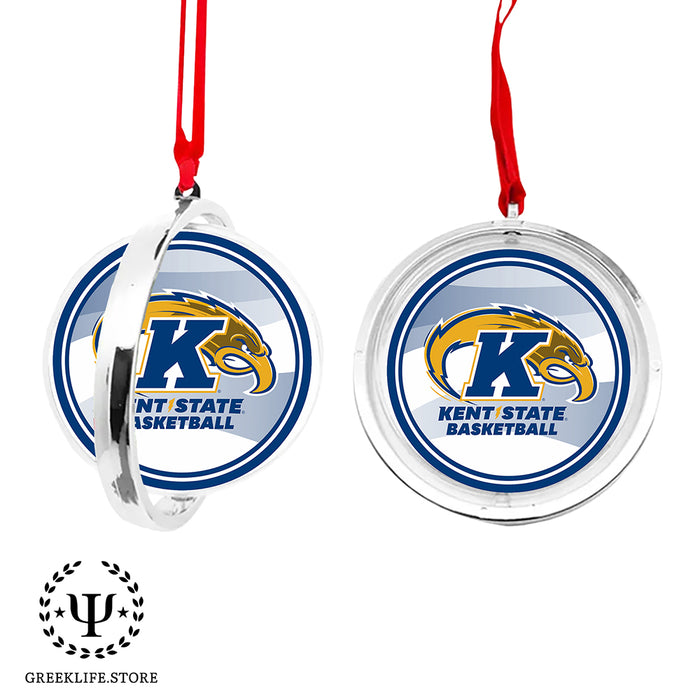 Kent State University Christmas Reversible Flat Round Ornament