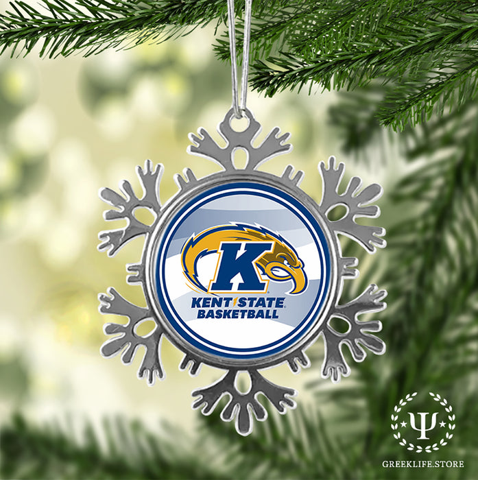 Kent State University Christmas Ornament - Snowflake Metal