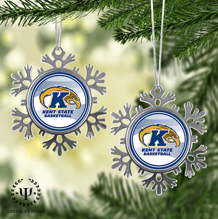 Kent State University Christmas Ornament - Snowflake Metal