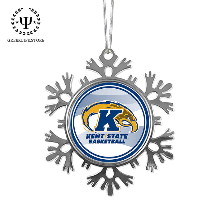 Kent State University Christmas Ornament - Snowflake Metal