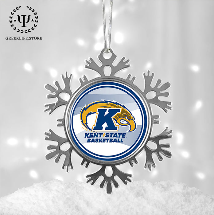 Kent State University Christmas Ornament - Snowflake Metal