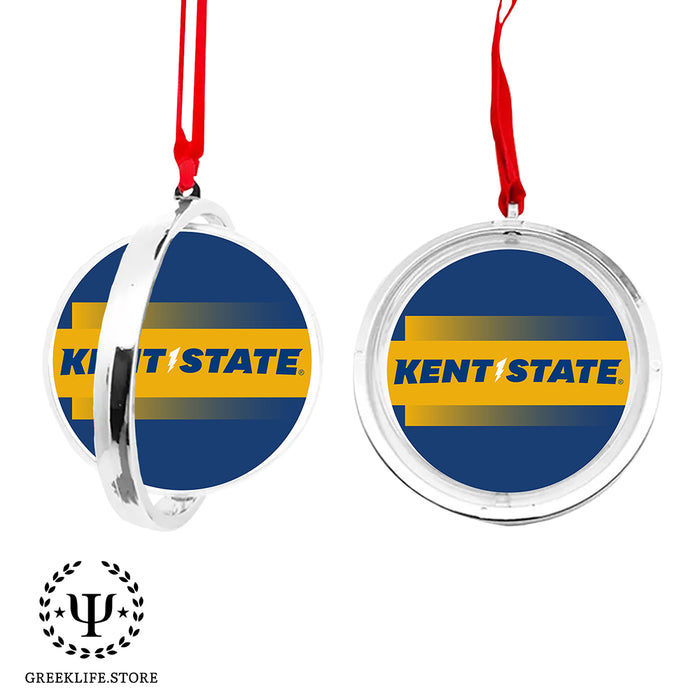 Kent State University Christmas Reversible Flat Round Ornament