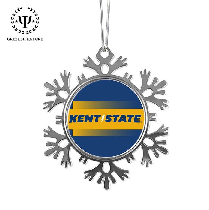 Kent State University Christmas Ornament - Snowflake Metal