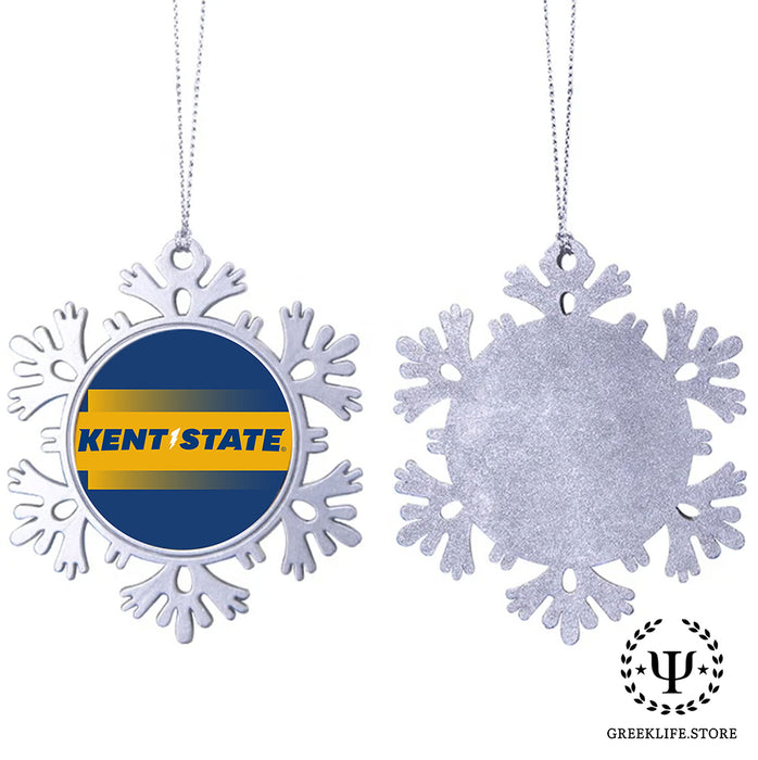 Kent State University Christmas Ornament - Snowflake Metal