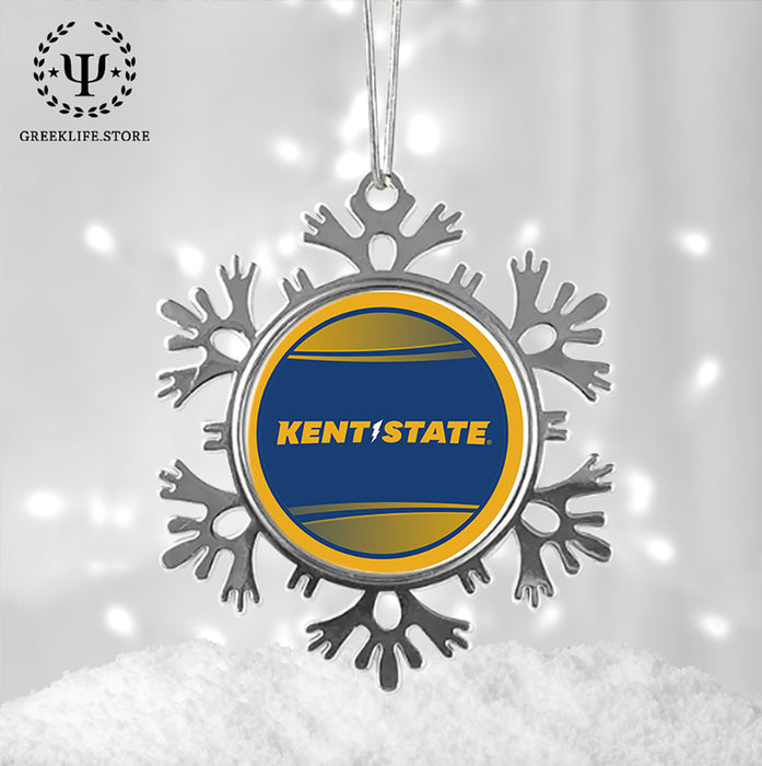 Kent State University Christmas Ornament - Snowflake Metal