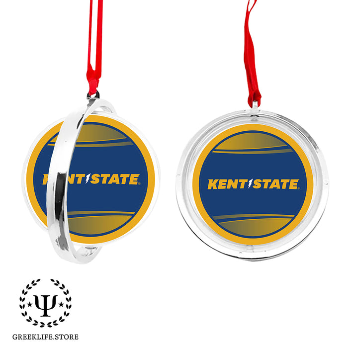 Kent State University Christmas Reversible Flat Round Ornament