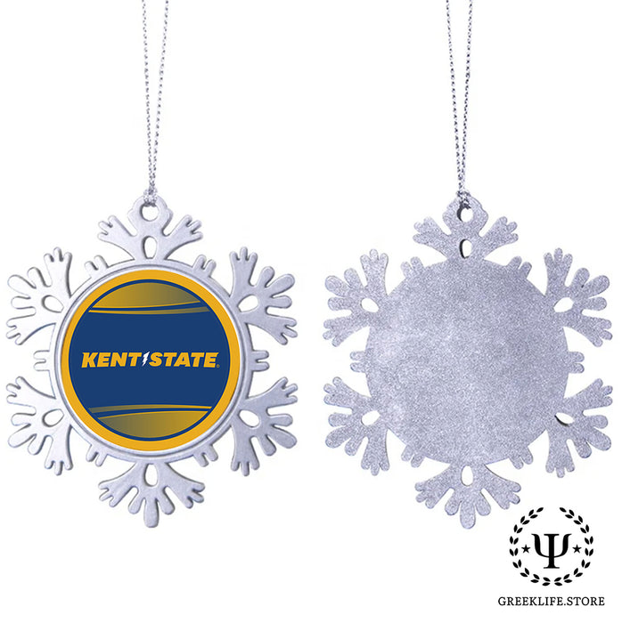 Kent State University Christmas Ornament - Snowflake Metal