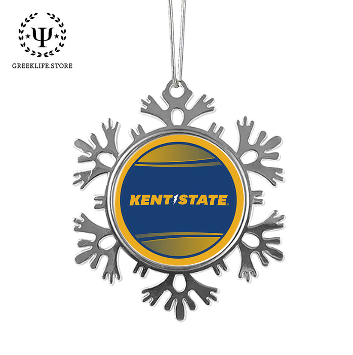 Kent State University Christmas Ornament - Snowflake Metal
