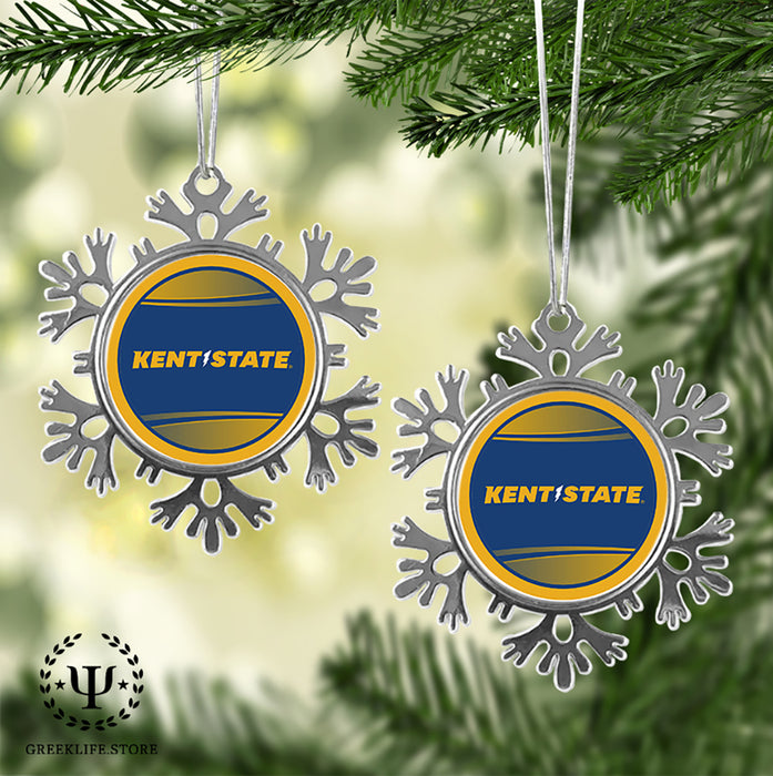 Kent State University Christmas Ornament - Snowflake Metal
