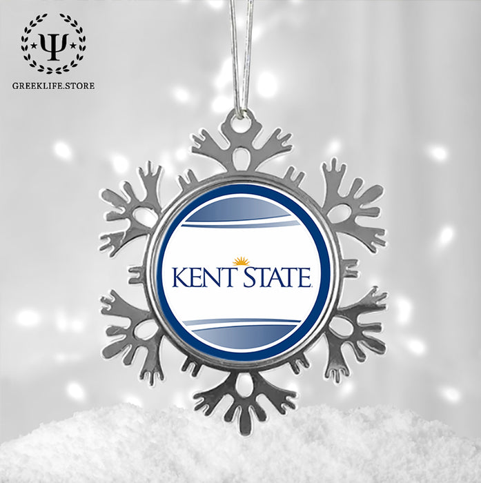 Kent State University Christmas Ornament - Snowflake Metal
