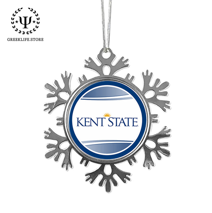 Kent State University Christmas Ornament - Snowflake Metal