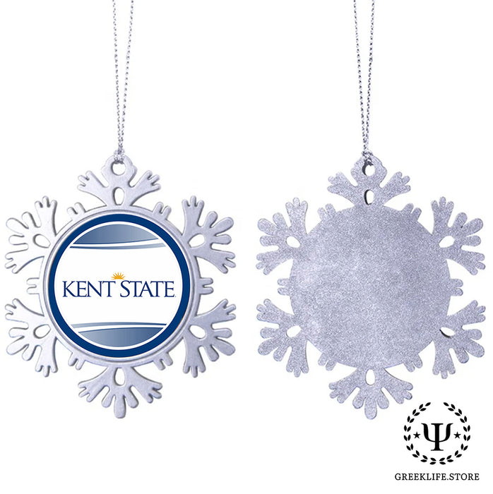 Kent State University Christmas Ornament - Snowflake Metal