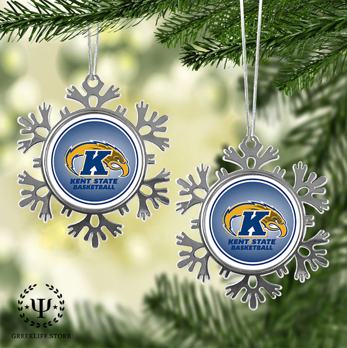 Kent State University Christmas Ornament - Snowflake Metal