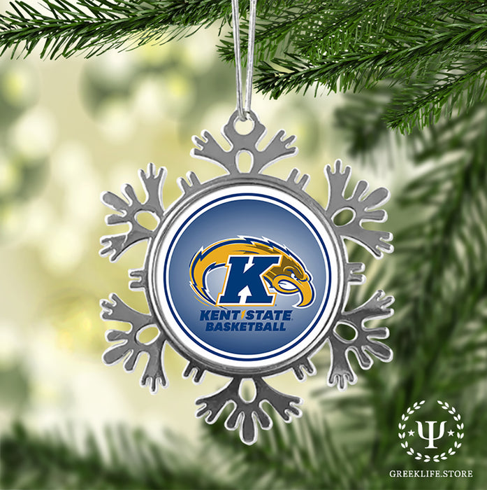 Kent State University Christmas Ornament - Snowflake Metal