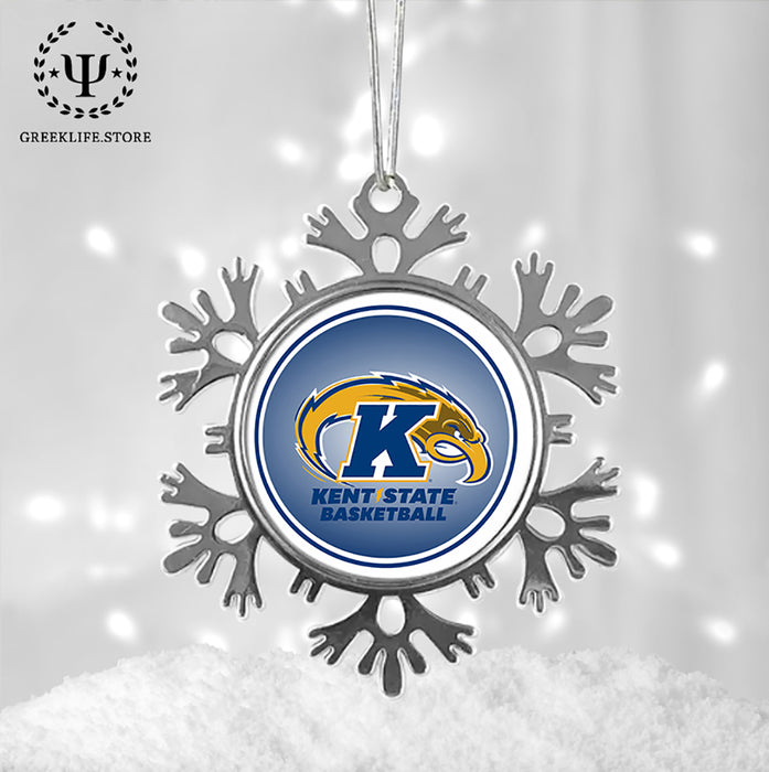 Kent State University Christmas Ornament - Snowflake Metal