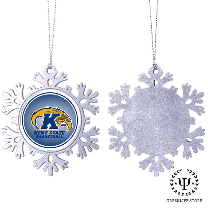 Kent State University Christmas Ornament - Snowflake Metal
