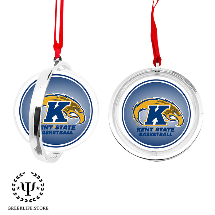 Kent State University Christmas Reversible Flat Round Ornament