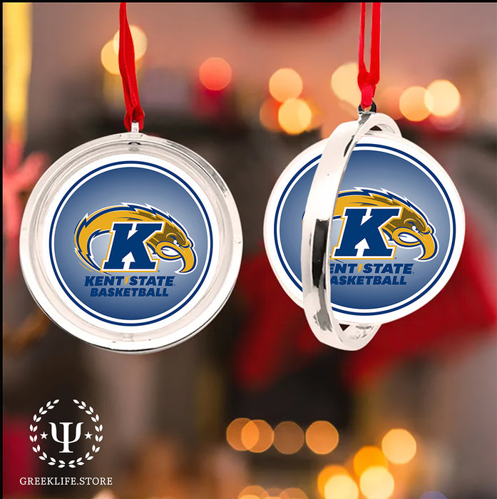 Kent State University Christmas Reversible Flat Round Ornament