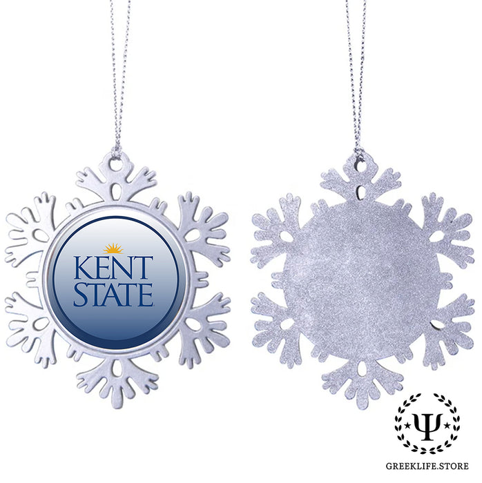 Kent State University Christmas Ornament - Snowflake Metal