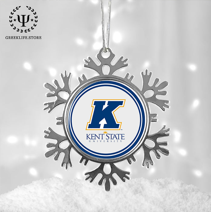 Kent State University Christmas Ornament - Snowflake Metal