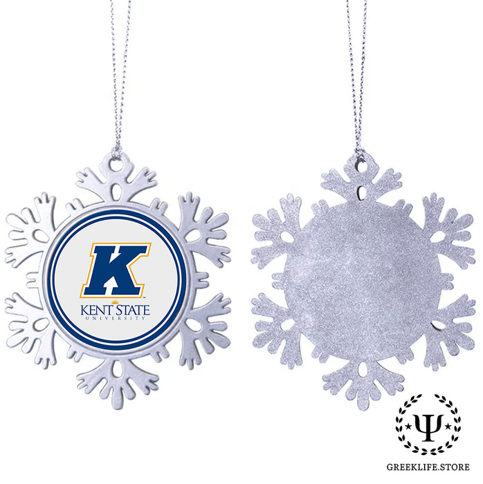 Kent State University Christmas Ornament - Snowflake Metal