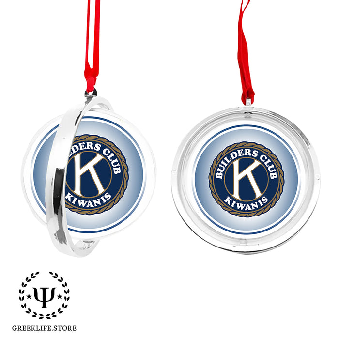 Kiwanis International Christmas Reversible Flat Round Ornament