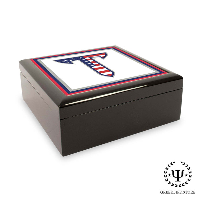 Troy University Keepsake Box Wooden