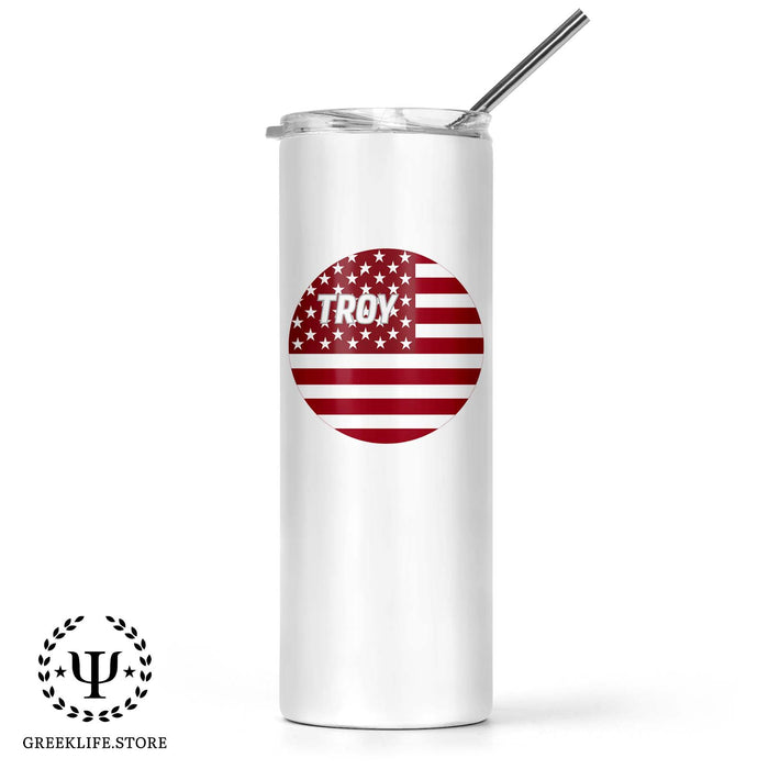 Troy University Stainless Steel Skinny Tumbler 20 OZ