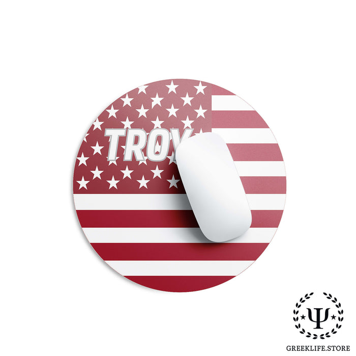 Troy University Mouse Pad Round