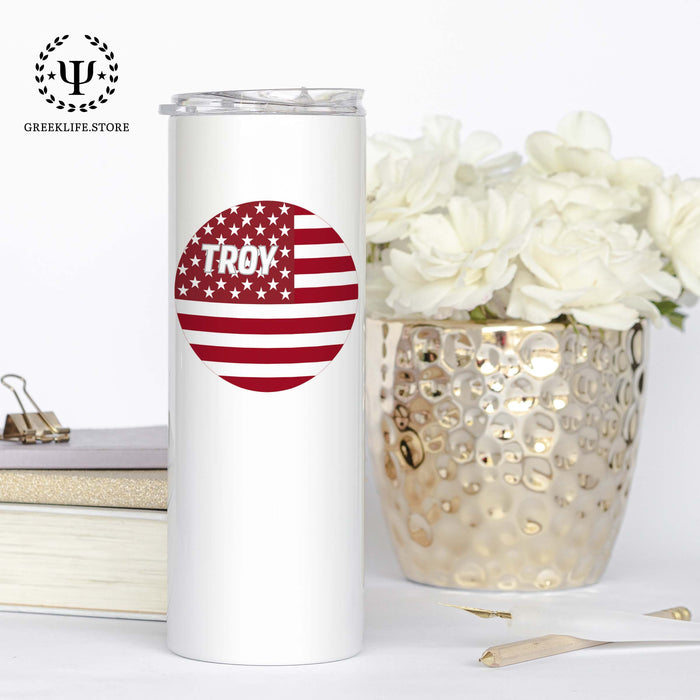 Troy University Stainless Steel Skinny Tumbler 20 OZ