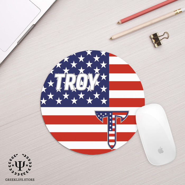 Troy University Mouse Pad Round