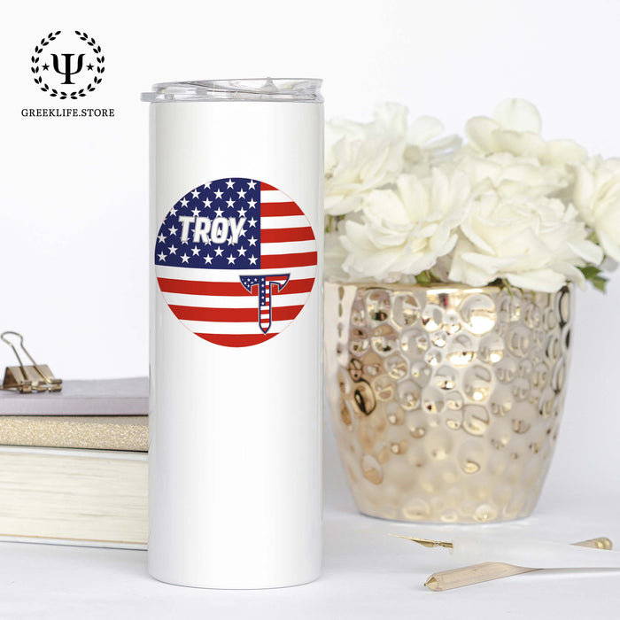 Troy University Stainless Steel Skinny Tumbler 20 OZ