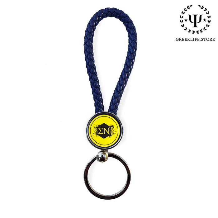 Sigma Nu Keychain Round