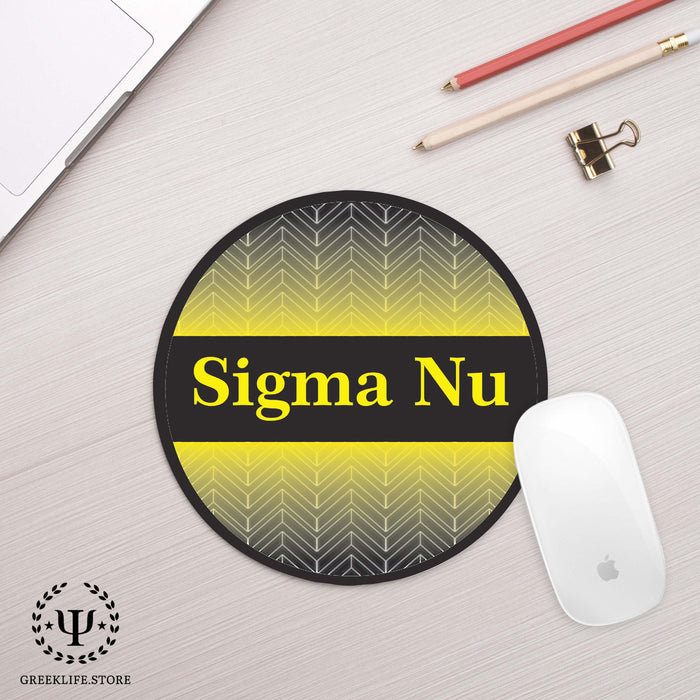 Sigma Nu Mouse Pad Round
