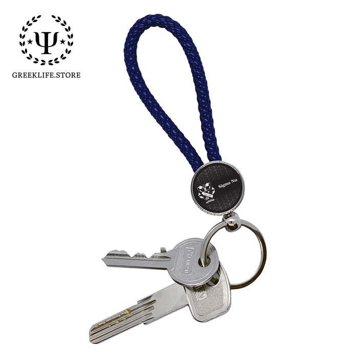 Sigma Nu Keychain Round