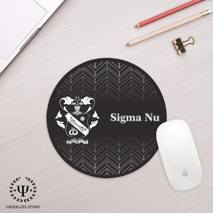 Sigma Nu Mouse Pad Round