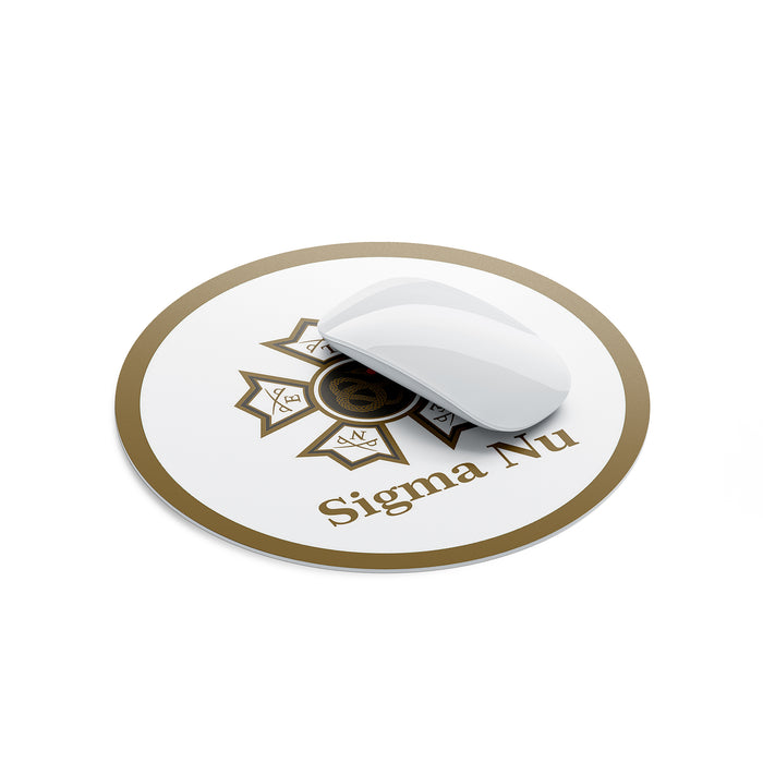 Sigma Nu Mouse Pad Round
