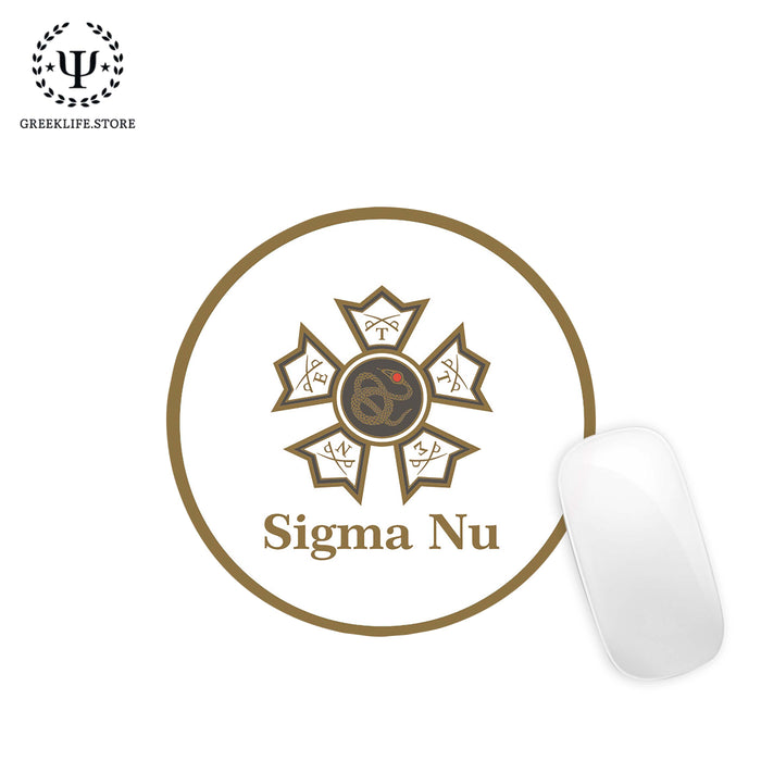 Sigma Nu Mouse Pad Round