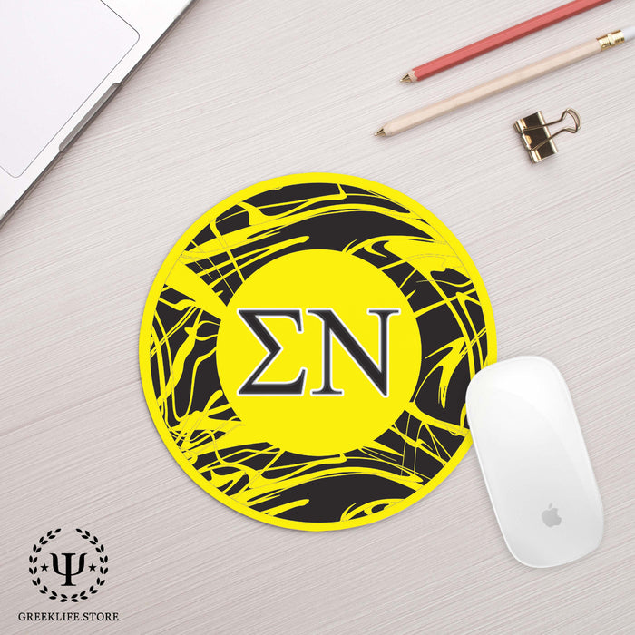 Sigma Nu Mouse Pad Round