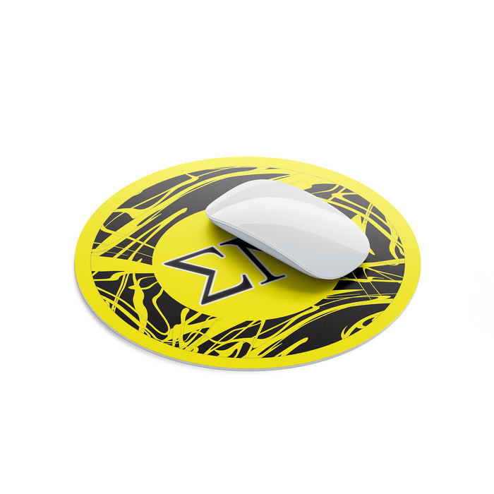 Sigma Nu Mouse Pad Round