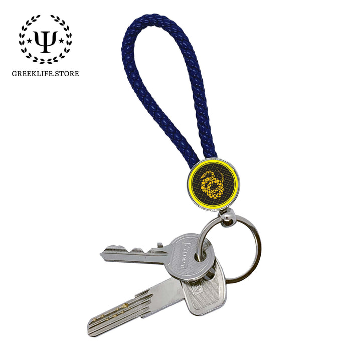 Sigma Nu Keychain Round