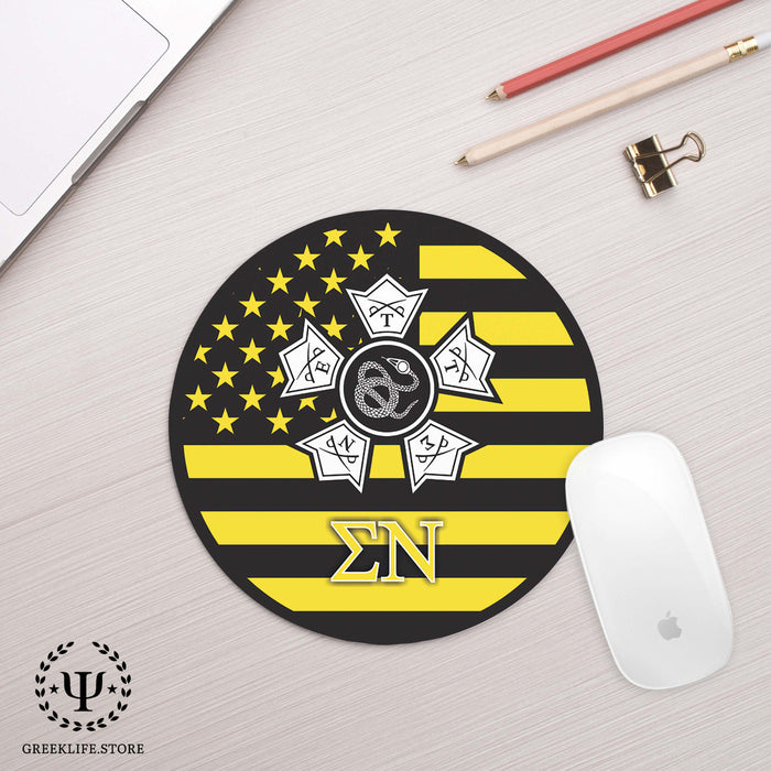 Sigma Nu Mouse Pad Round