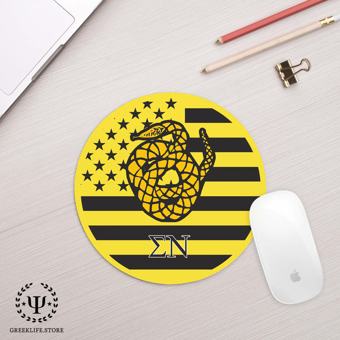 Sigma Nu Mouse Pad Round