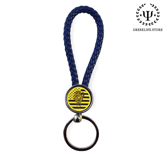 Sigma Nu Keychain Round