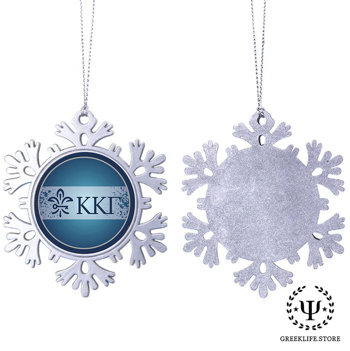Kappa Kappa Gamma Christmas Ornament - Snowflake Metal
