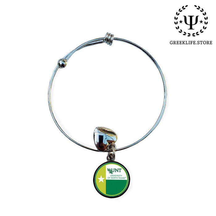 University of North Texas Round Adjustable Bracelet