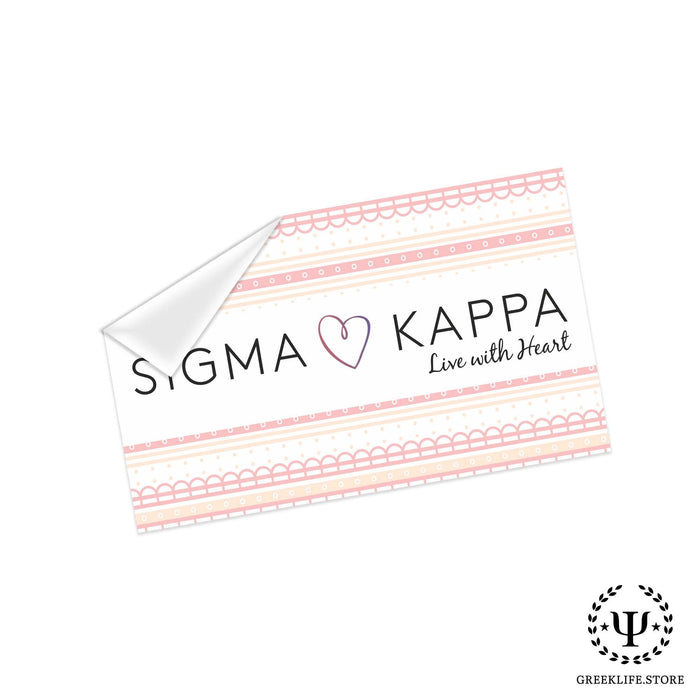 Sigma Kappa Decal Sticker