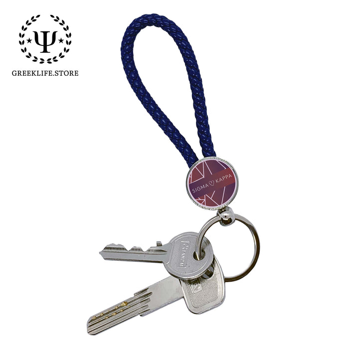 Sigma Kappa Key chain round